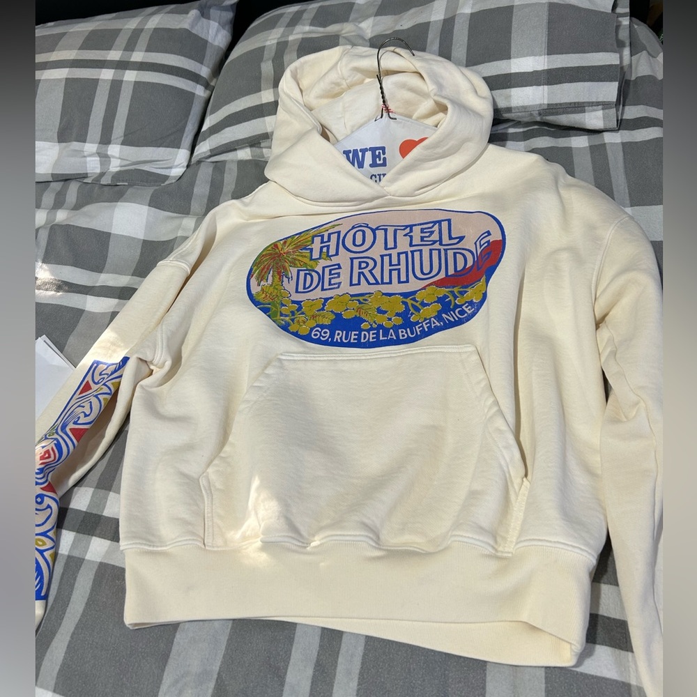 Rhude hoodie & jeans (men’s) jeans size 28, hoodie xs (price is just for hoodie)
